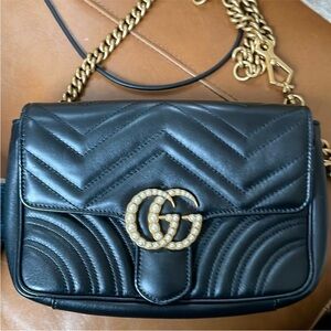 Gucci Pearl Marmont Belt Bag Fanny Pack